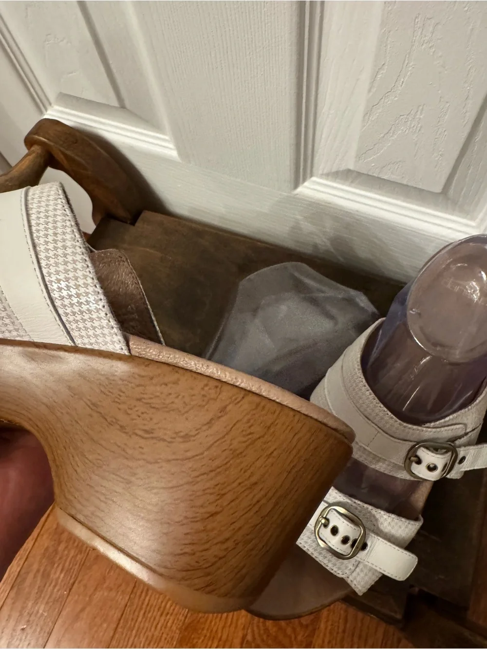 Dansko Cream Houndstooth Buckle Sandals Size 43 (US Women’s 12)